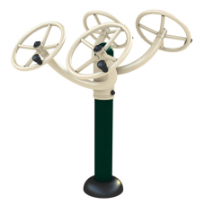 FP-G2ASWS FP Double Arm Stretching Wheel Station